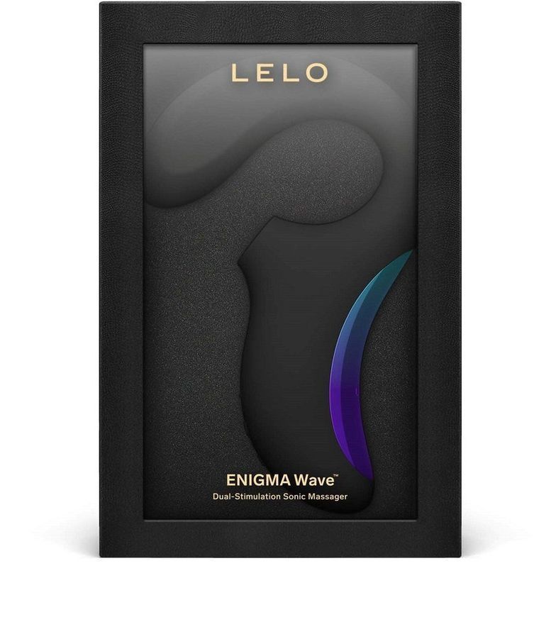 Кліторально-вагінальний звуковий стимулятор LELO Enigma WAVE Black, 3 типи стимуляції