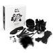 BDSM-набір Art of Sex &ndash; Soft Touch BDSM Set, чорний, 9 предметів